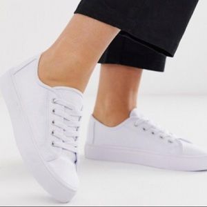 ASOS DESIGN Dusty lace up sneakers